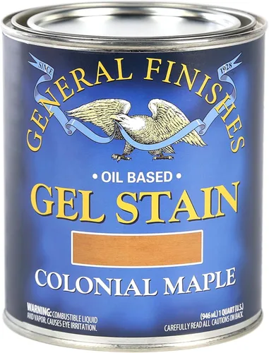 Miniatura 33 de General Finishes - Tinte en gel base de aceite, 1 cuarto de galón, cereza georgiana Georgian Cherry