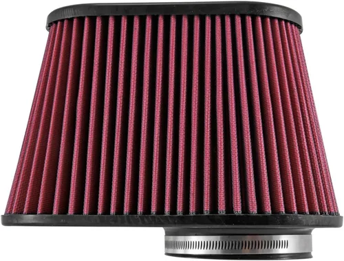 Miniatura 7 de Airaid 721-128 filtro de aire universal con sistema de abrazaderas: ovalado y ahusado; brida de 4.5 pulgadas (114 mm); altura de 7.375 pulgadas