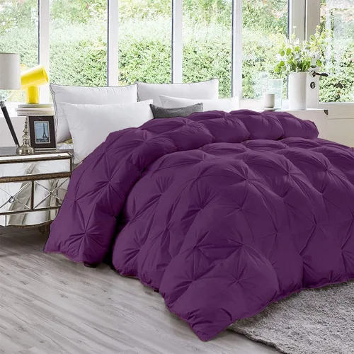 Miniatura 31 de Premium Collection - Edredón alternativo de diamante de 1600 hilos, tamaño individual XL, 68 x 92 pulgadas, 1 pieza para todas las estaciones
