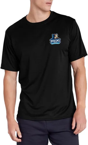 Miniatura 203 de Camiseta deportiva oficial de la NCAA Collegiate para hombre, colección negra con logotipo en el pecho izquierdo
