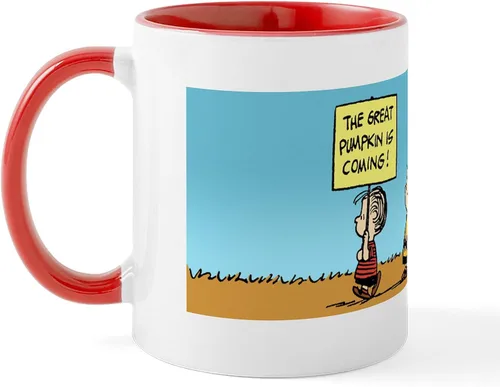 Miniatura 11 de CafePress Sincere Pumpkin Patch Mug Taza de café de cerámica de 11 oz (11.0 fl oz)