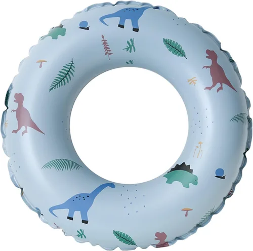 Miniatura 6 de Flotadores de piscina para niños de 5 a 10 años, tubos inflables con rayas simples, bonitos anillos de natación, flotadores, juguetes acuáticos