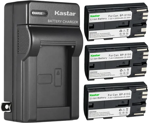 Miniatura 6 de Kastar Cargador de batería de pared BP-915G AC para Canon XH-A1, XH-A1 HDV, XH-A1S HD, XH-A1SE HDV, XH-G1 HDV, XH-G1S, XH-G1S HD, XL-H1A, XL-H1S