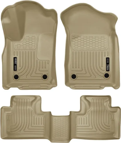 Husky Liners Alfombrillas Weatherbeater | Compatible con 2016-2026 Dodge Durango y 2016-2021 Jeep Grand Cherokee y 2022 Jeep Grand Cherokee WK |