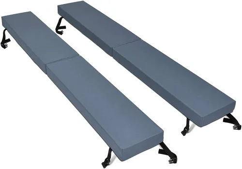 North American Mattress Cojín de asiento de banco de picnic para exteriores de 6 pies, juego de 2 piezas; 72 pulgadas (6 pies) x 10 x 3 pulgadas;