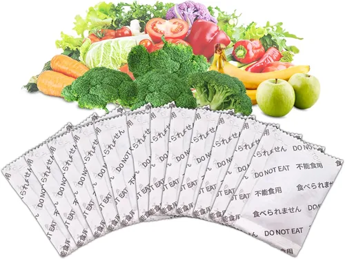 Miniatura 9 de Kit de conservador de frescura: mantiene las frutas y verduras frescas durante más tiempo, absorbe gas etileno y olores en el refrigerador