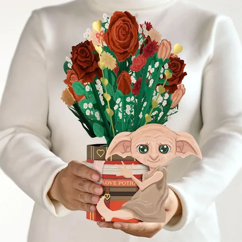 Miniatura 7 de Lovepop Ramo de flores de papel desplegable de Harry Potter para ella y él – Tarjetas de felicitación de amor 3D para niños, niñas, hombres y Roses