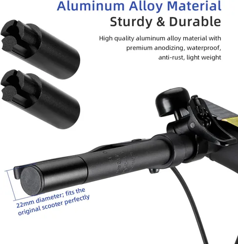 Miniatura 6 de ulip Extensor de manillar de scooter eléctrico de aluminio para sostener tablero, teléfonos y espejos retrovisores para Xiaomi M365 Pro Pro2 1S MI3