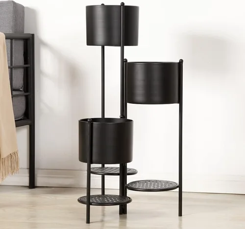 Miniatura 8 de Soporte para Plantas de Esquina Interior de Metal, 6 Niveles para 6 Macetas, Soportes para Macetas de Flores de Exterior, Estantes Portamacetas