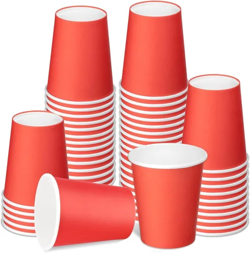 Miniatura 17 de Paquete de 75 unidades de tazas de papel desechables de 8 onzas, taza de café caliente, taza de café de papel para uso en oficina y cocina, tazas