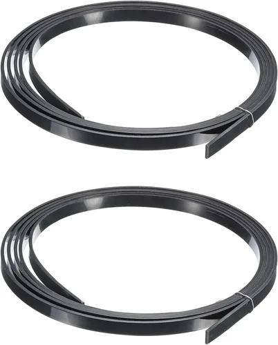 Miniatura 7 de MECCANIXITY Tira de Encuadernación y Borde Purfling de Plástico 1650x7x1.5mm para Guitarra Acústica Clásica Blanca, Juego de 2 Blanco