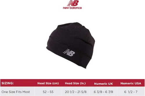 Miniatura 3 de New Balance Gorra ligera para correr atlética gorro negro