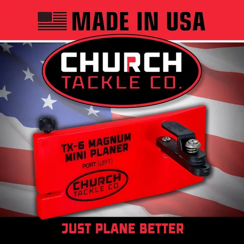 Miniatura 4 de Mini cepilladora TX-6 Magnum a estribor por Church Tackle Co