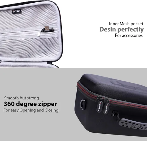 Miniatura 6 de LTGEM - Funda rígida de EVA para cámara digital Panasonic LUMIX FZ80 4K - Bolsa protectora de viaje para almacenamiento