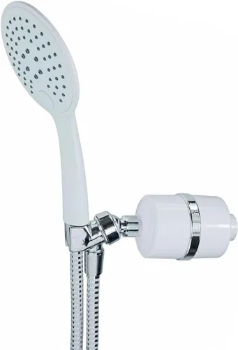 Miniatura 8 de Crystal Quest Sistema de filtración de energía de ducha de mano de lujo, dorado, sin BPA, 1.25-2.5 GPM, cartucho reversible, ideal para decloración
