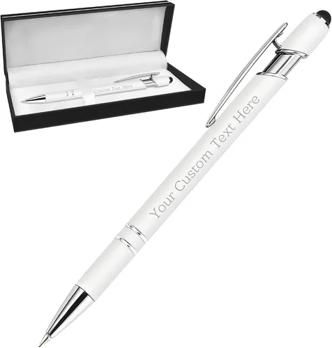 Miniatura 89 de Bolígrafos personalizados personalizados con grabado gratuito a granel con mensaje de nombre, bolígrafos personalizados para negocios, oficina