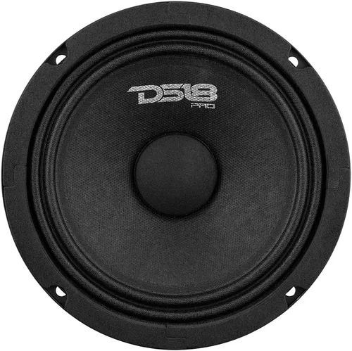 Miniatura 2 de Altavoz DS18 PRO-GM6 - 6.5", de rango medio, cesta de acero negro, 480W máx, 140W RMS, 8 ohmios - Altavoces de puerta de audio de coche de gama alta
