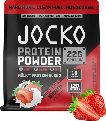 Miniatura 16 de Jocko Fuel Mölk Proteína en polvo de suero de leche 22g Mezcla baja en azúcar de fruta del monje - Recuperación muscular y crecimiento, el embalaje