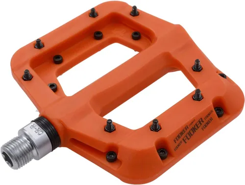 Miniatura 16 de FOOKER Pedales MTB para bicicleta de montaña, 3 rodamientos, antideslizantes, ligeros, de fibra de nailon, pedales de plataforma de bicicleta