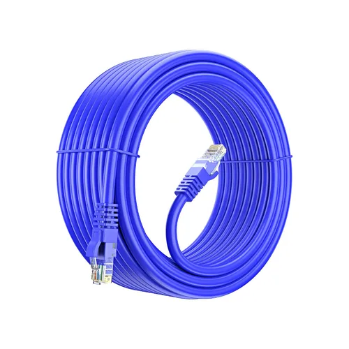 Miniatura 9 de Maximm Cable Ethernet Cat6, 100 pies, cobre 100% puro, UTP (negro) 100 pies