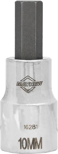 Miniatura 4 de Mayhew Tools 16020 Juego de brocas hexagonales métricas, cromadas, 5 piezas