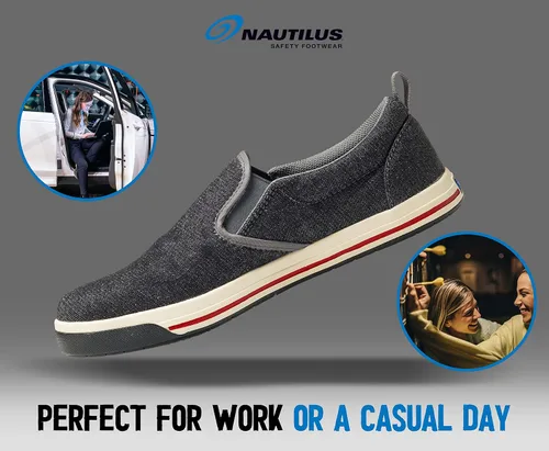Miniatura 7 de Nautilus Safety Footwear Zapato industrial Westside para mujer, Negro