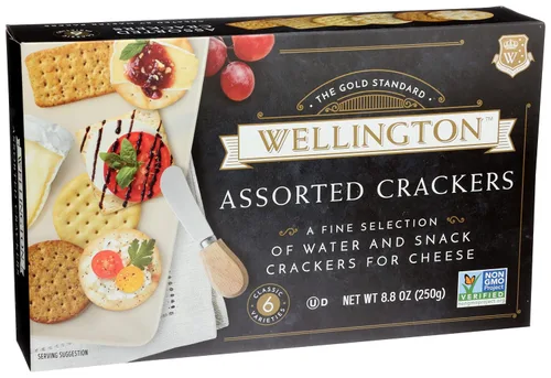Miniatura 5 de Wellington Galletas de pimienta agrietada, 4.4 onzas (paquete de 12)