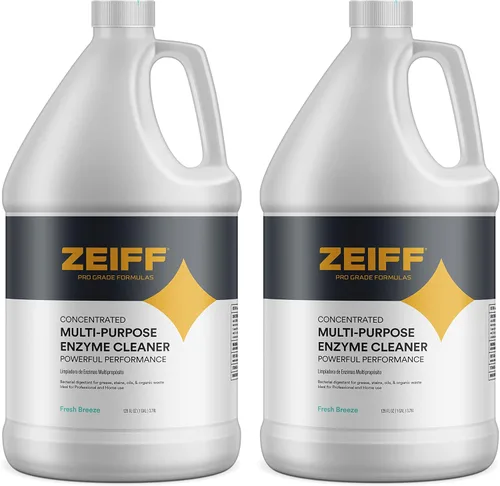 Miniatura 12 de Zeiff Limpiador enzimático probiótico multiusos de grado profesional, potente fórmula de limpieza y eliminación de olores para superficies
