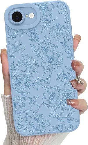 Miniatura 83 de MZELQ para iPhone 12 Pro Max, Funda de silicona con patrón floral de flores y girasoles, rosa, lindo, protección de cámara, funda suave y delgada