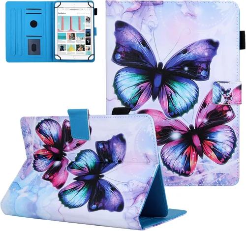 Miniatura 23 de Dteck Funda universal para tablet de 7.9 a 8.4 pulgadas, funda plegable de piel con tapa para Onn de 8 pulgadas, Samsung Galaxy Tab 8.0 pulgadas 8.4