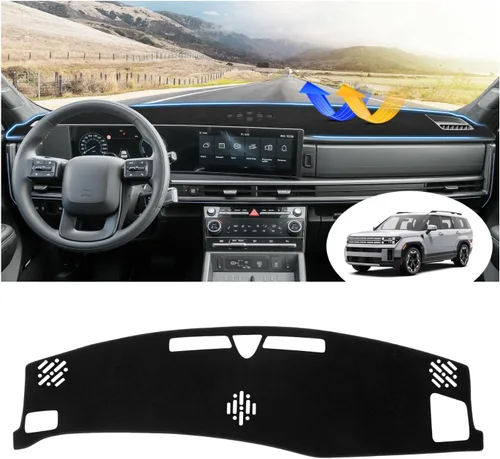 Miniatura 107 de FIILINES Cubierta para tablero Compatible con Mazda 3 2010-2013 Accesorios Tapete para tablero para Mazda 3 Accesorios Tapete para salpicadero