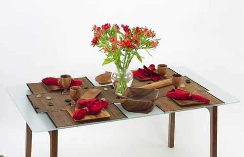 Miniatura 7 de Godinger Bandeja rectangular de madera para servir, regalo perfecto para las fiestas