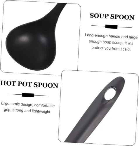 Miniatura 7 de Cucharón de arroz, cucharón de sopa, cuchara de arroz, cuchara, utensilios de cocina de acero inoxidable