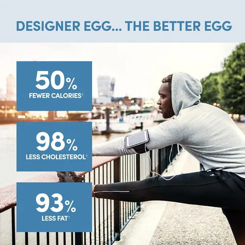 Miniatura 4 de Designer Wellness, Designer Egg, proteína en polvo natural de yema de huevo y clara de huevo, apto para dieta keto y paleo, bajo en calorías, menos