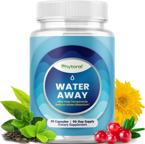 Miniatura 9 de Tevare - Píldoras de agua diurética prémium con vitamina B-6, cloruro de potasio y raíz de diente de león; suplemento alimenticio puro y natural