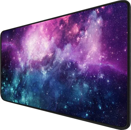 Miniatura 24 de Alfombrilla de mouse grande para juegos, 31.5 x 15.7 x 0.12 pulgadas, alfombrilla de mouse extendida, antideslizante, resistente a derrames