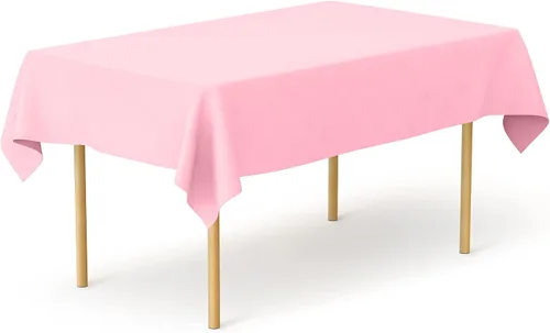Miniatura 164 de Pomp Mantel Premium de Poliéster de 60" x 84" en Color Amarillo Plátano Tela Fácil de Cuidar, Resistente a Arrugas y Manchas Para Mesa Banana