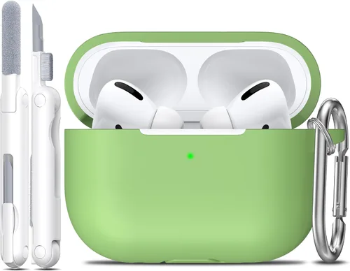 Miniatura 9 de Funda para AirPods con llavero, protección completa, de silicona, accesorios para AirPods, funda para hombres, mujeres y adolescentes, con estuche