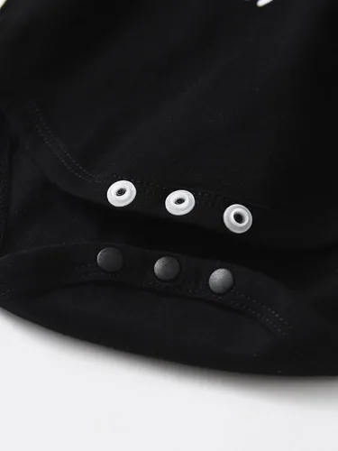 Miniatura 26 de Conjunto de 3 piezas de ropa de bebé recién nacido con estampado de manga larga + pantalones + sombrero
