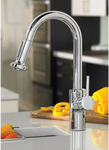 Miniatura 4 de hansgrohe Talis S² - Grifo de cocina con barra cromada, grifo para fregadero de cocina, cabezal rociador de acoplamiento magnético, cromado 04286000