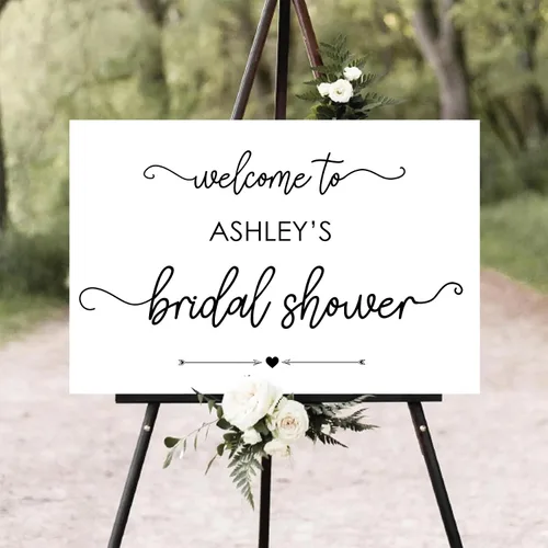 Miniatura 4 de Letrero de bienvenida personalizado para despedida de soltera, animales marinos, con soporte, tablero de bienvenida moderno, decoración de novia
