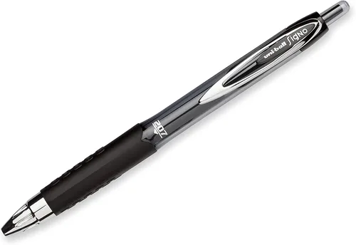 Miniatura 6 de Uniball Vision Elite - Bolígrafos de punta fina de 0.020 in, color azul, 12 unidades y bolígrafos de gel uniball, 207 signo gel con punta media