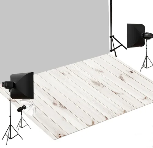Miniatura 9 de Kate Tapetes de Suelo para Fotografía de Madera Marrón Tapete de Fotografía de Recién Nacidos Fondos Fotográficos Tapete de Suelo de Goma Telón