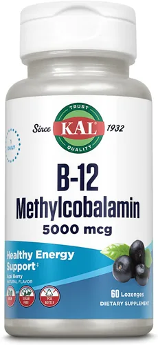 Miniatura 15 de KAL Vitamina B-6 B-12 Ácido Fólico DropIns, Gotas de Suplemento Líquido de Vitamina B, Salud del Corazón, Energía, Soporte de Glóbulos Rojos