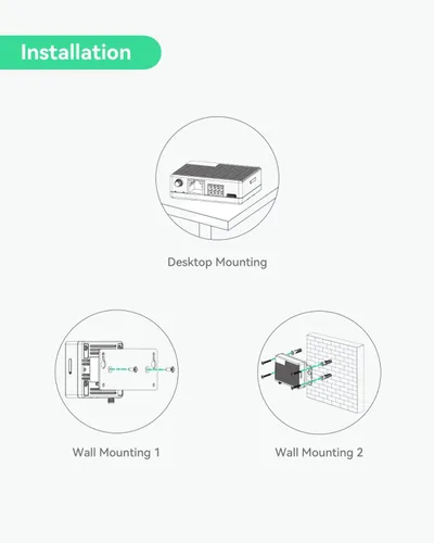 Miniatura 7 de LINOVISION Mini enrutador industrial 4G LTE con bajo consumo de energía, GPS, RS232/RS485, DI/DO, modo dongle USB para computadora, enrutador