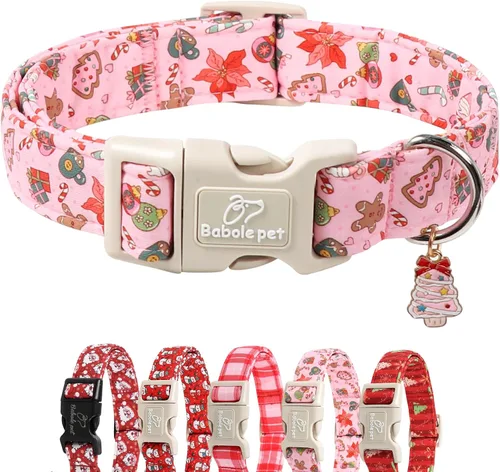 Miniatura 24 de Collar de otoño para perro, lindo collar de cachorro con hojas de otoño, ligero, cómodo, ajustable, para mascotas pequeñas, medianas y grandes