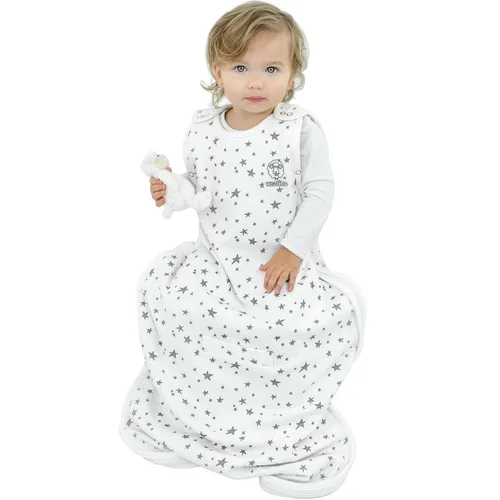 Miniatura 23 de Saco de dormir para niños Woolino, 4 estaciones, lana de merino y algodón orgánico, saco de dormir para bebé, 2-4 años, cielo nocturno