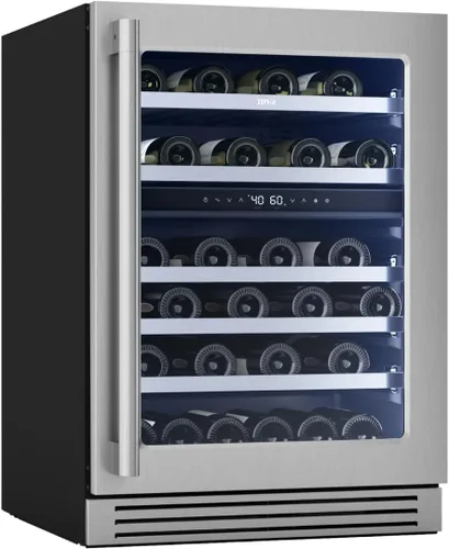 Miniatura 6 de Zephyr Presrv - Refrigerador delgado de vino y bebidas de 15 pulgadas, zona única bajo encimera, mini enfriador de vino estrecho, pequeño gabinete