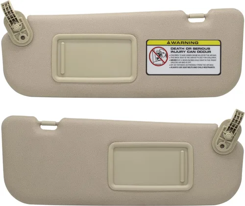 Miniatura 12 de NHILES Visera solar lateral izquierda del conductor y lateral derecho del pasajero de reemplazo compatible con Hyundai Elantra 2011 2012 2013 2014