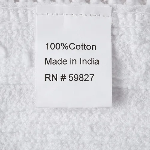 Miniatura 4 de Beatrice Home Fashions Colcha de Chenilla con Medallón, Full, Blanco